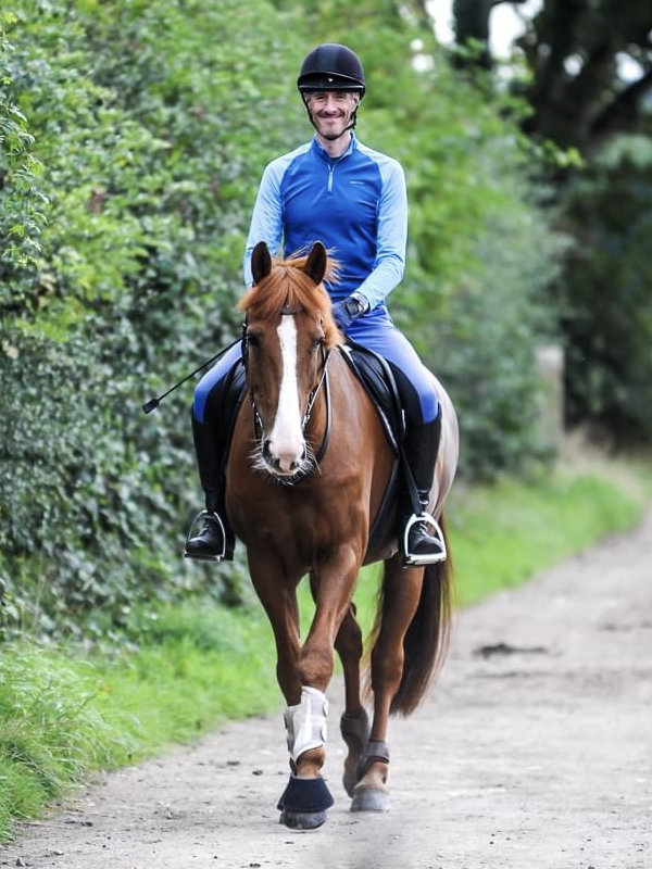 Nick Webber horse riding Copper 30-Aug-2022